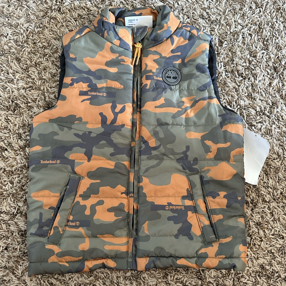 Toddler boys Timberland CAMO vest
